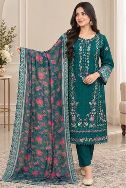 Branded cotton embroidered dress on clearance