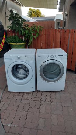 Washer and gas dryer