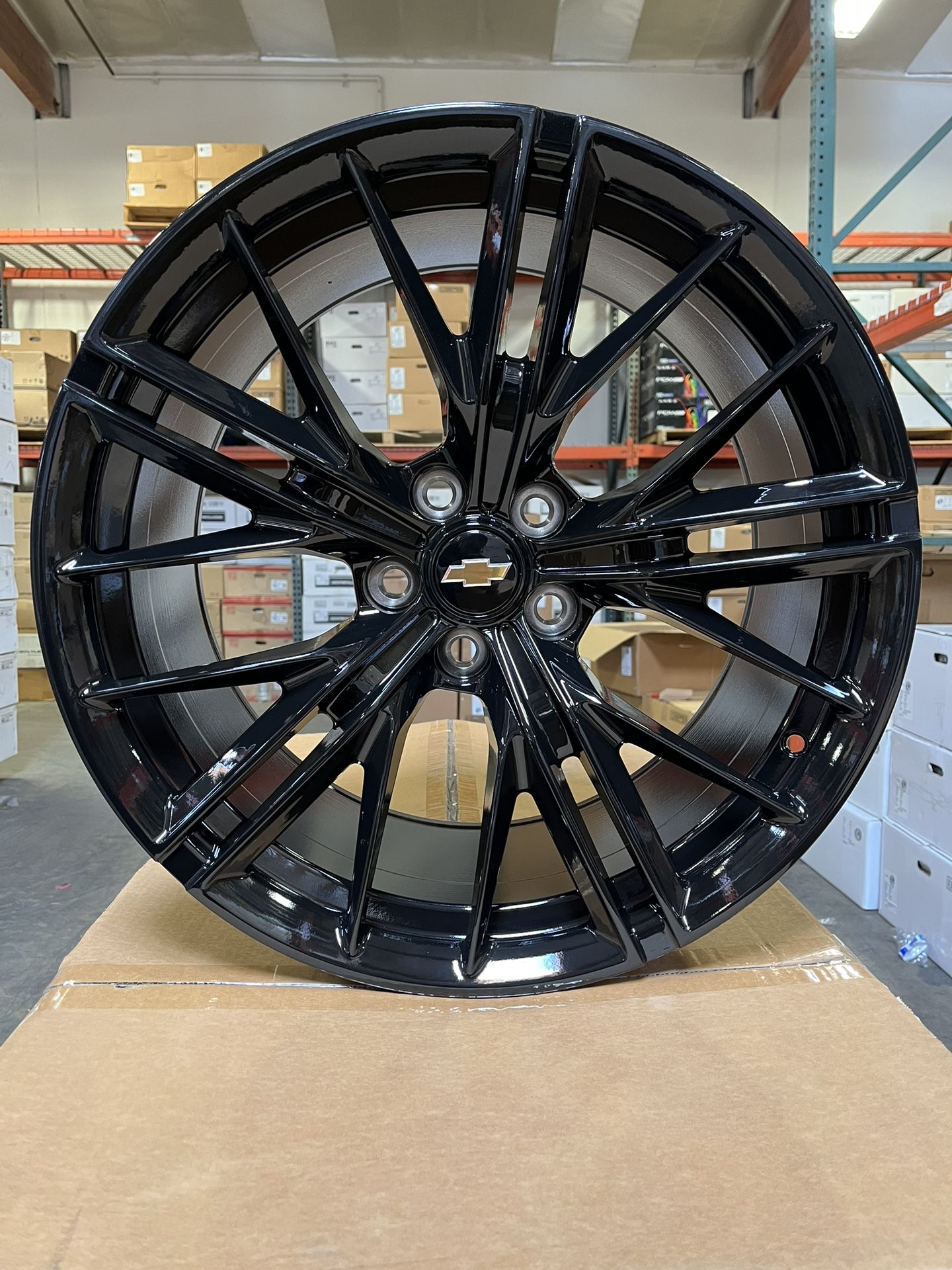 20” stagger Camaro Wheels ZL1 Gloss Black Chevy Camaro ZL1 Style Wheels