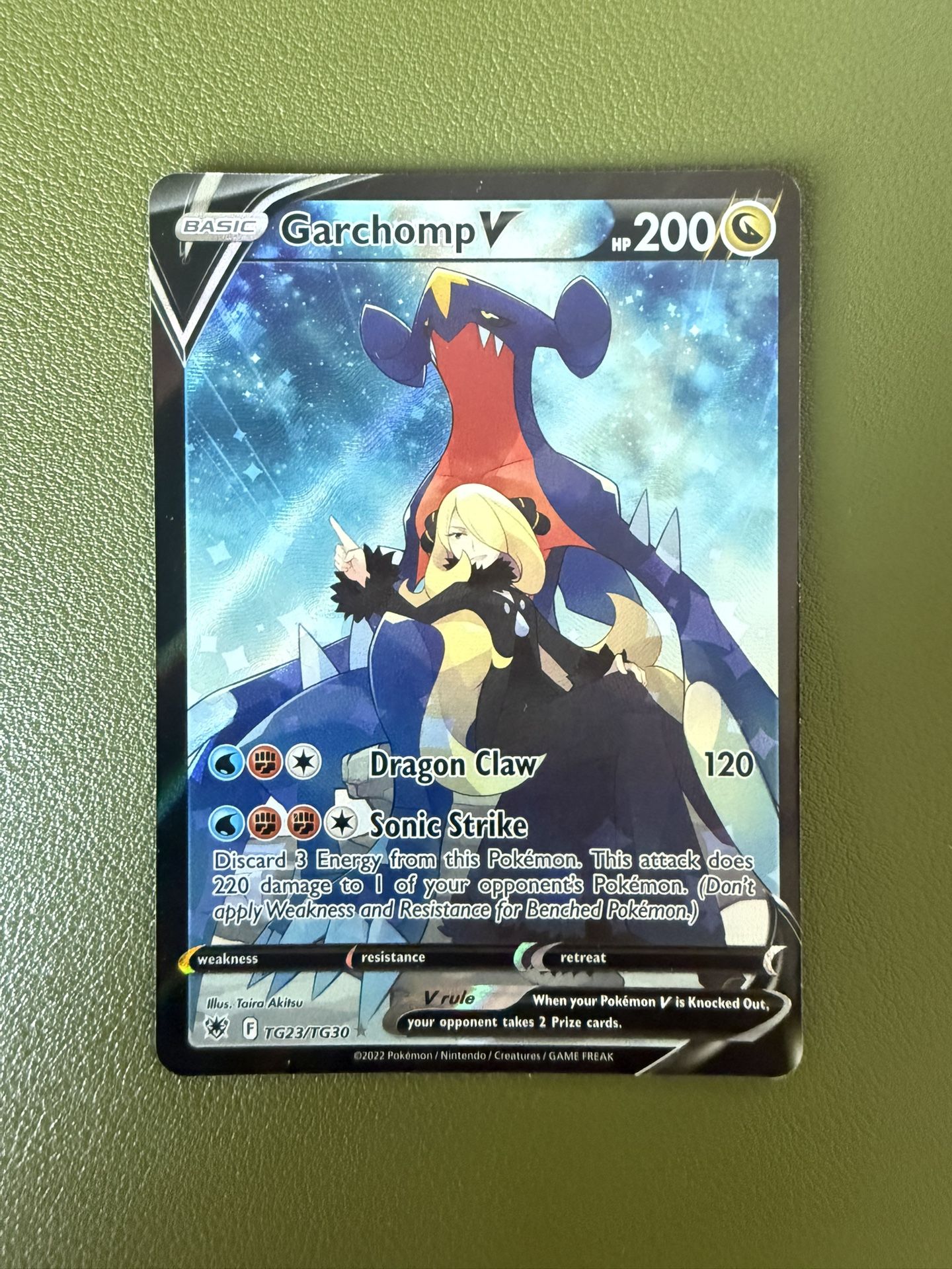 Garchomp V Trainer Gallery TG23 Pokmon Card Garchomp V Trainer Gallery TG23 Pokmon Card