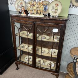 Antique Mahogany Display Cabinet