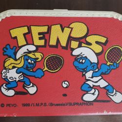 1989 Smurfs School Wooden Supply Box