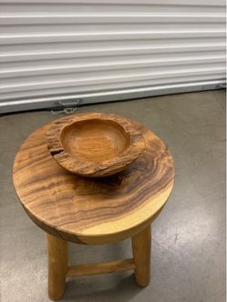 Solid Olive Wood Bowl