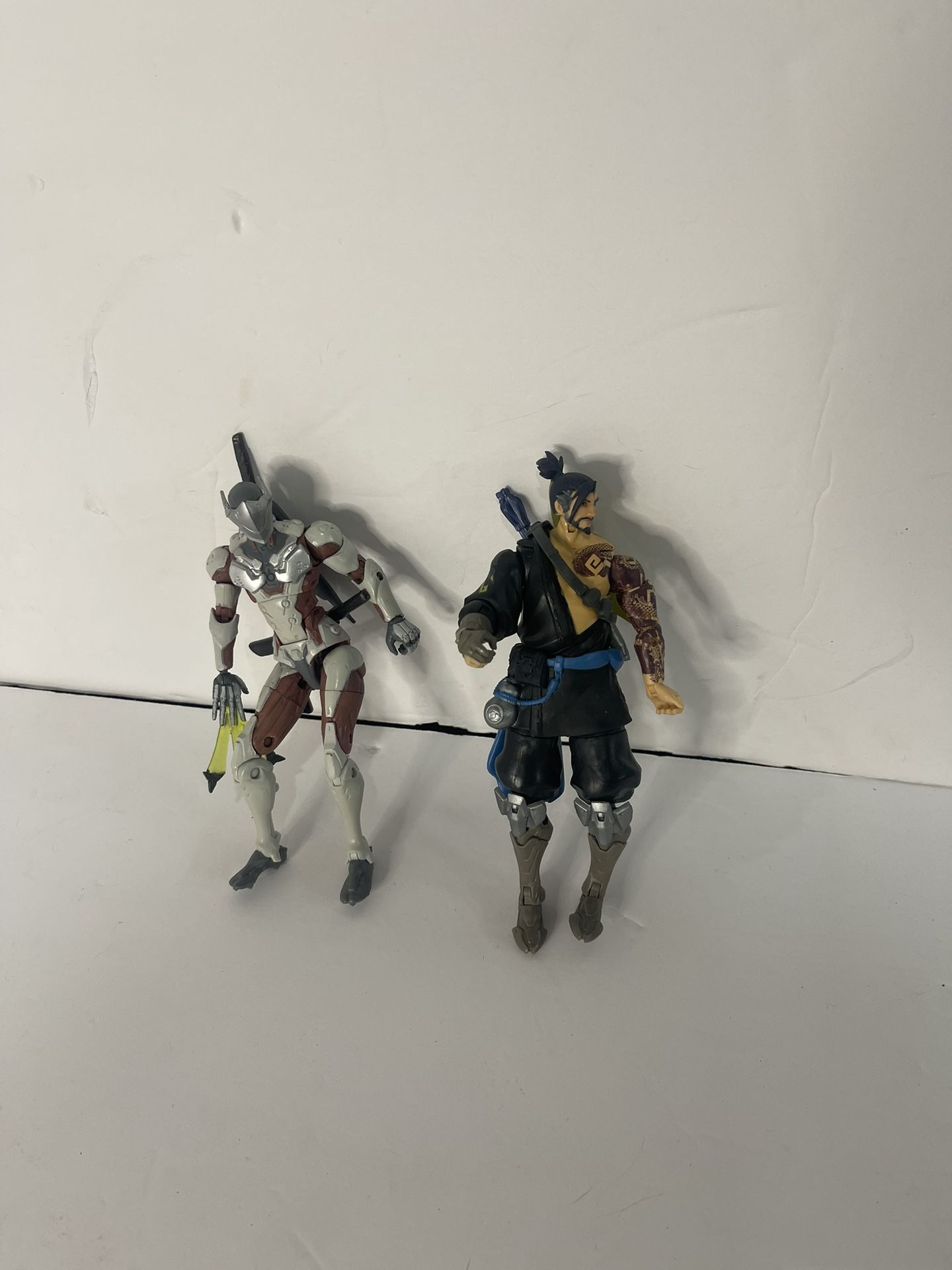 Hasbro Overwatch Ultimates Genji & Hanzo 2pc Action Figures Set Preowned