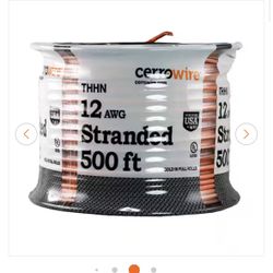 500’ Feet #12 THHN Stranded Orange Wire NEW