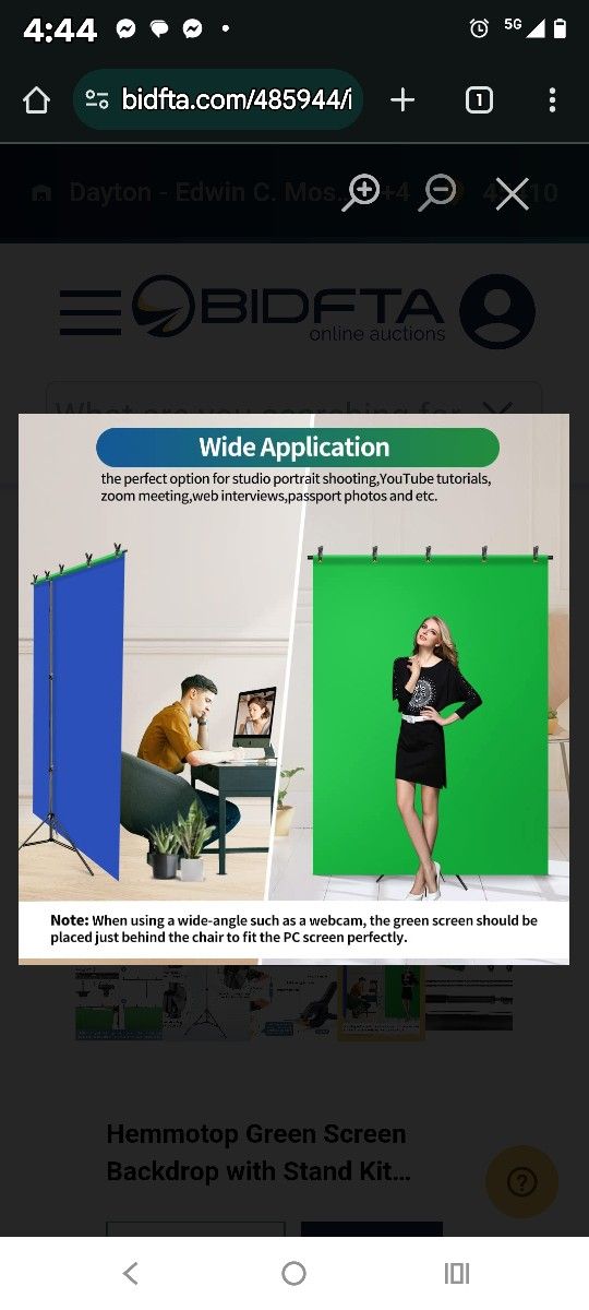 Green Screen Backdrop
