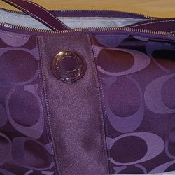 Coach Purse- Limited Edition Purple