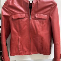 Perfect For Fall And Winter Real Leather Jacket ($20) 
