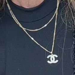 CC Necklace 14 L Gold 