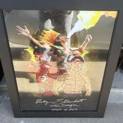 Ricky The dragon Signed And Autographed Steamboat 16x20 Framed. 