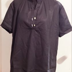 Women 2XL Short Sleeve Lot Of 2. Black And Gray