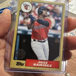 Cleveland Indians Jose Ramirez '22 Topps Heritage '22 Topps 35th Anniversary Insert  '19 Topps Magazine Insert Baseball Cards 