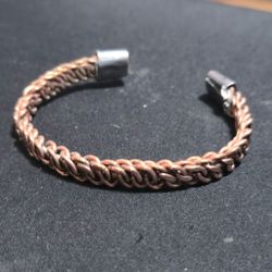 Handwoven Copper Bracelet | Energy Amplifier Relic