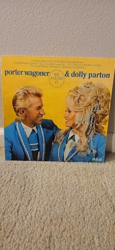 Vintage Dolly Parton Country Music Vinyl Record Album LP