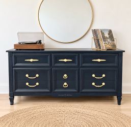 Vintage Blue Dixie Dresser