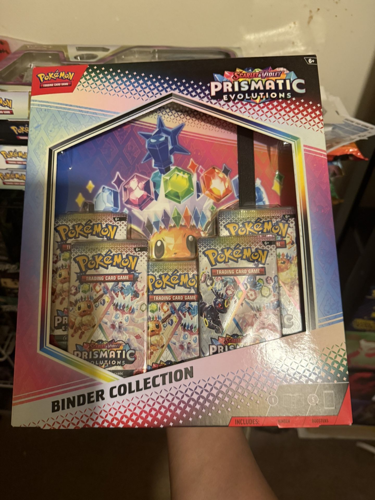 Pokemon prismatic evolutions binder collection new