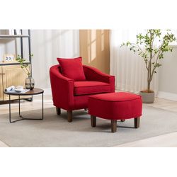 NEW Red Barrel Accent Chair with Ottoman