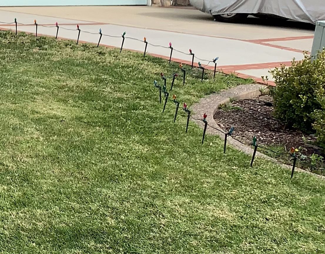 Christmas Light Yard Stakes, 12” inch (bundle of 100)