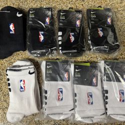 Nike NBA Elite Socks (8 pairs) Sz. Large
