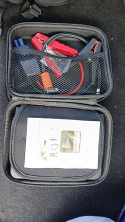 Portable Car Jump Starter Kit with Case