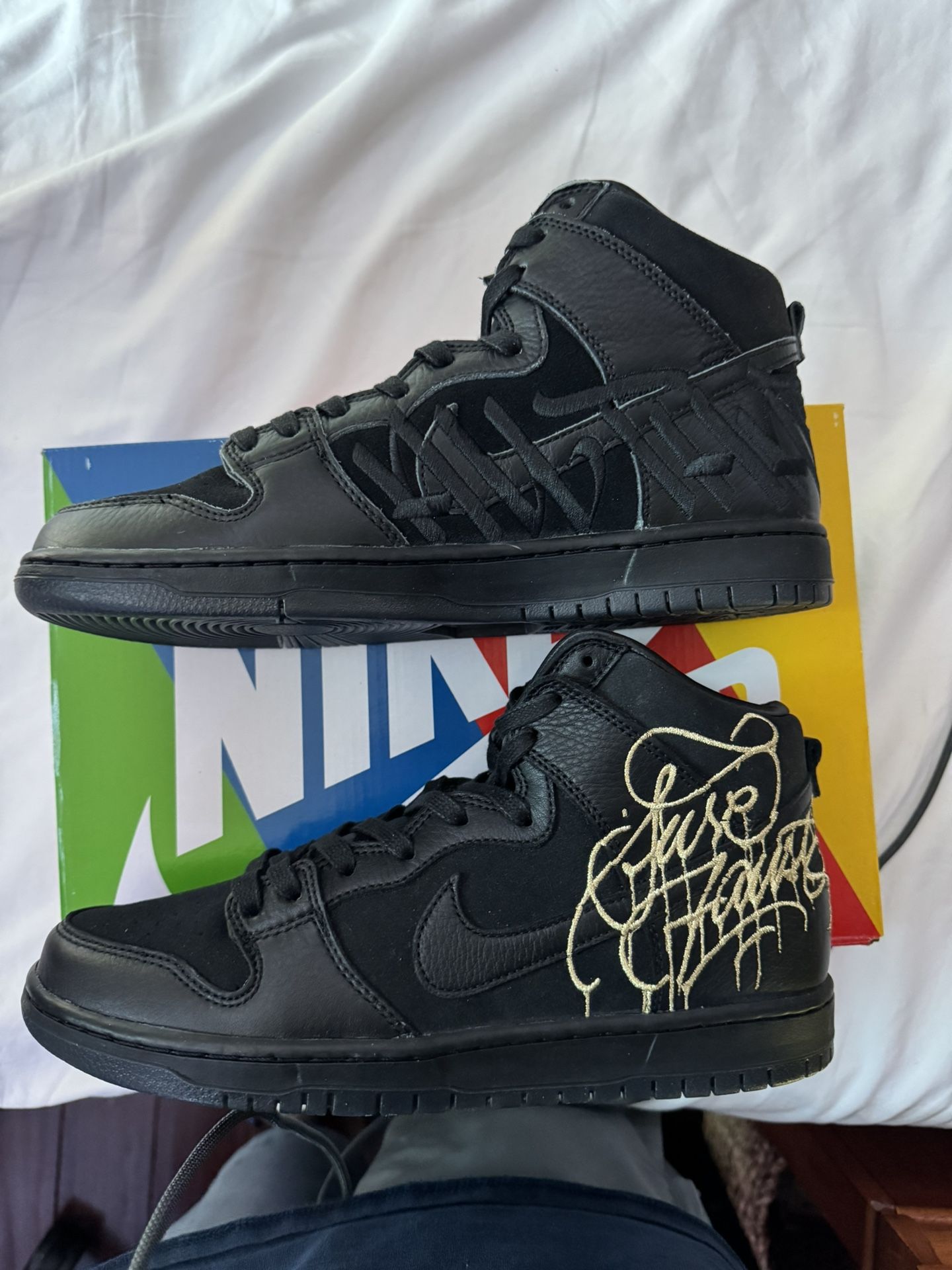 Brand New In Box Nike Dunk High X Faust Size 10.5 With Receipt