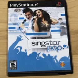 Sing star Pop Ps2