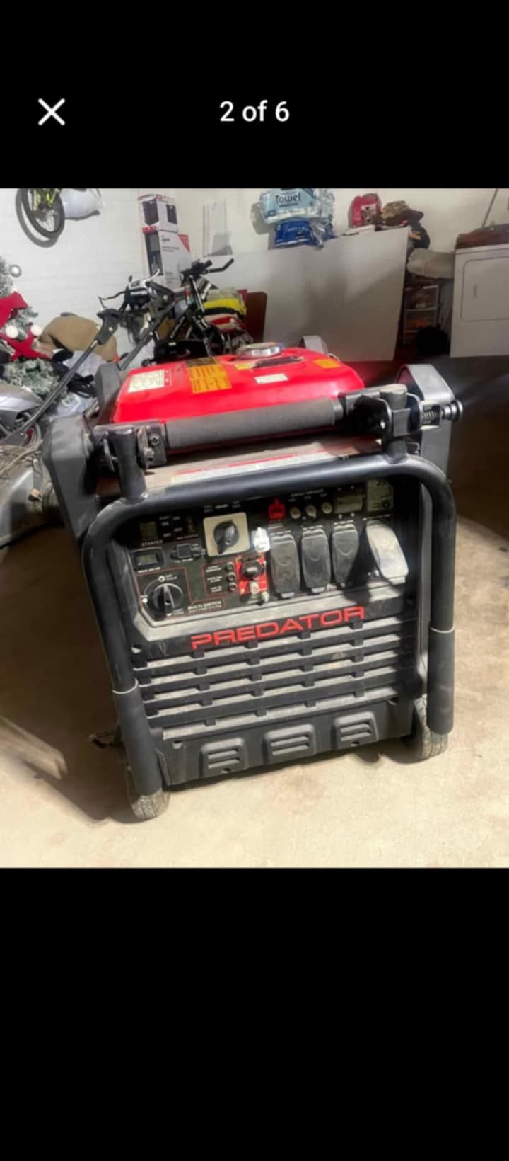 Predator Super Quiet Inverter Generator 9500w