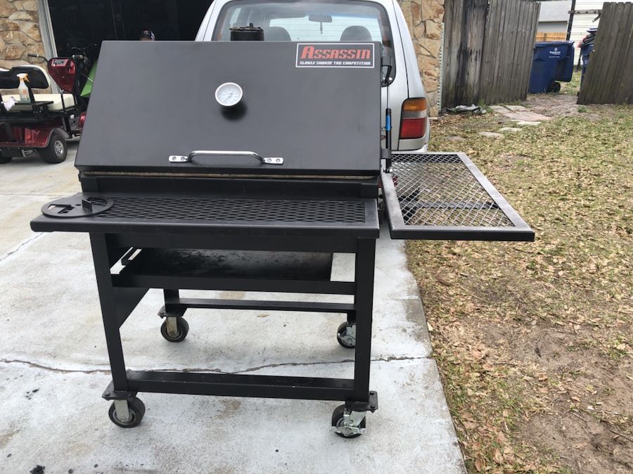 Assassin 36 charcoal grill smoker