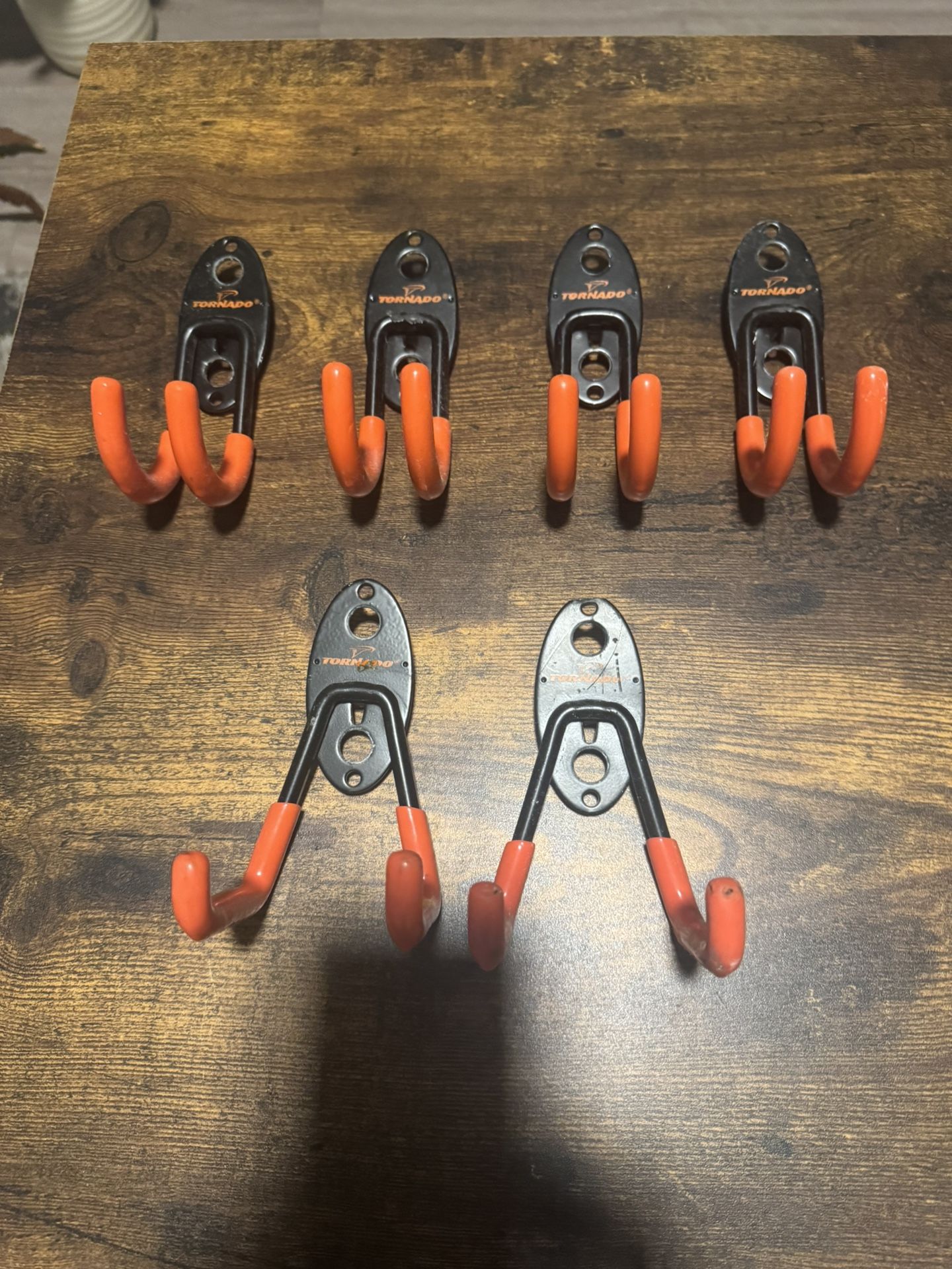 Heavy Duty Steel Utility Wall Hooks, Wall Mount Garage Storage Organizer for Hanging Ladders, Bikes,Garden Tools, Skis