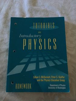UCI Physics 7LD tutorial books
