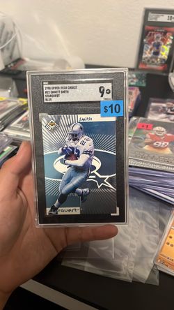 Football graded card, Emmett Smith Football graded card, Emmett Smith