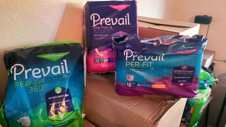 Adult pull ups, Maxi-pads and Adult Diapers