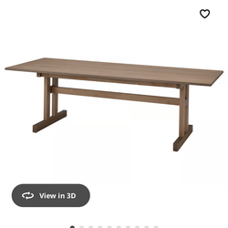 Large dining room table from IKEA