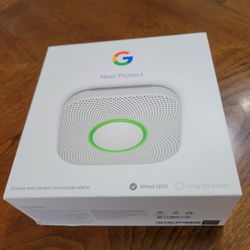 Google Nest Protect 2nd Generation.  Smoke and  Carbon Monoxide Detector.  Brand New. 