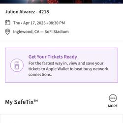Julion Alvarez TICKETS 4/17 