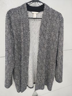 Greyish Black Cardigan