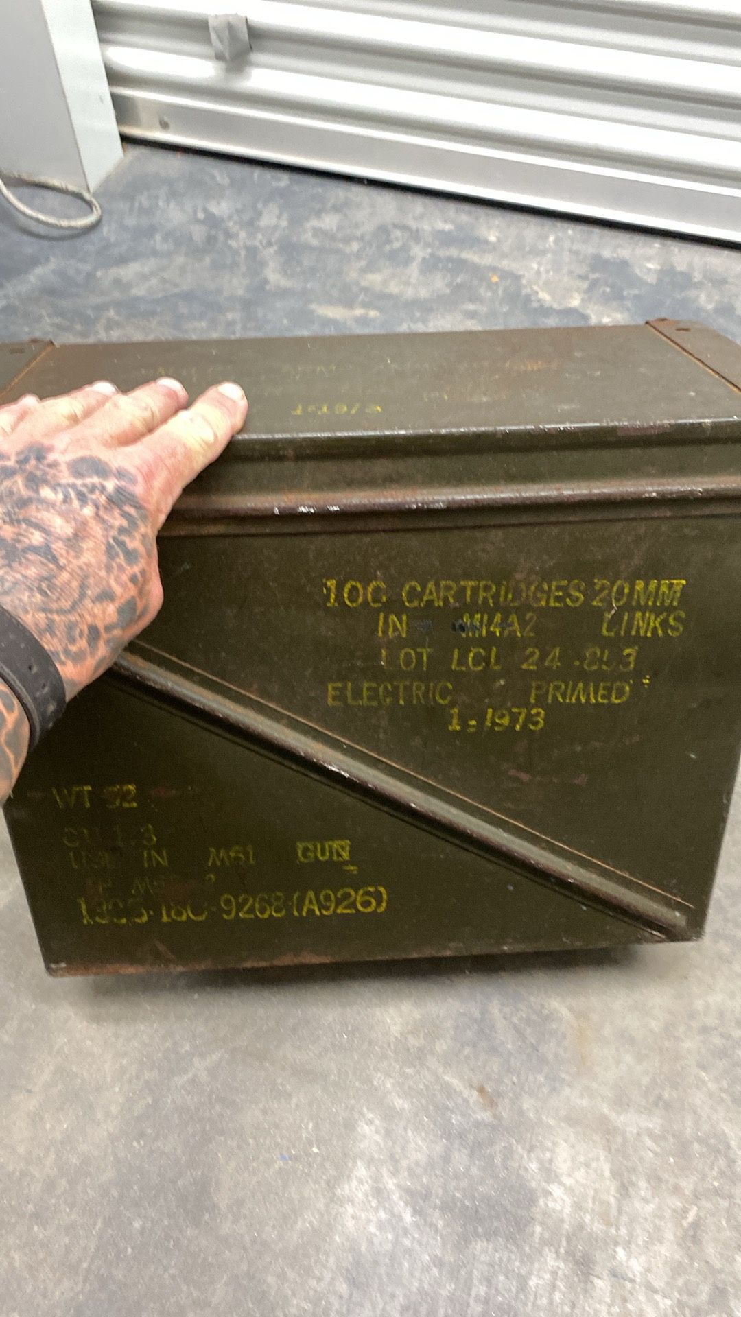 Vintage Ammo Box