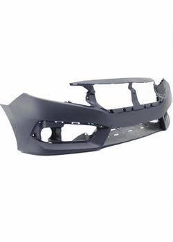 Compatible with Front Bumper Cover Fascia 2016-2018 Honda Civic DX EX LX Sedan