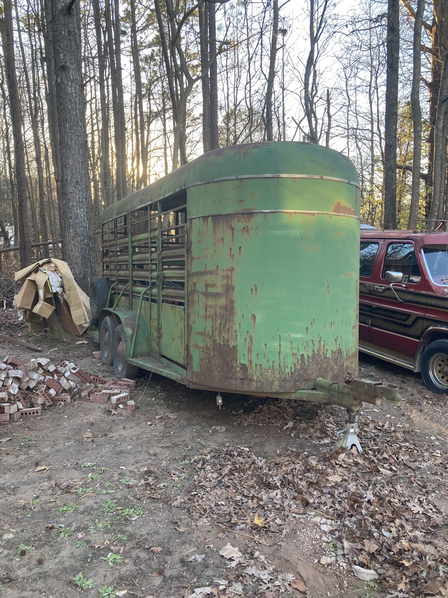 Old Livestock Trailer