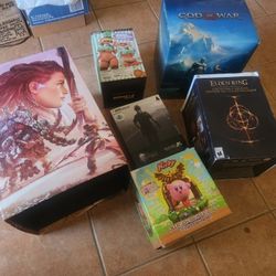 Empty video Game and Anime Empty Boxes " Collectible Large and Small Boxes" PS5 PS4  