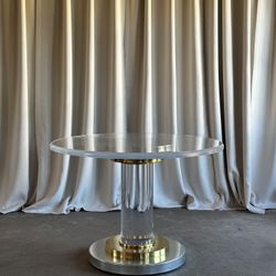 Vintage Italian Lucite Dining Table