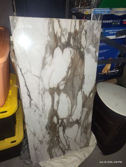 2ft x 4 ft Marble tile 2 pieces new  make me a offer