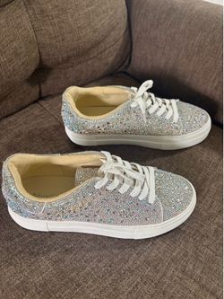 Betsey Johnson Shiny Sneakers
