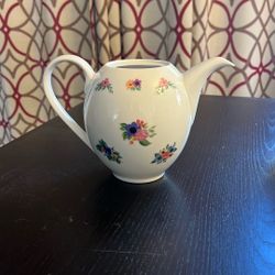 Plain White  Teapot 