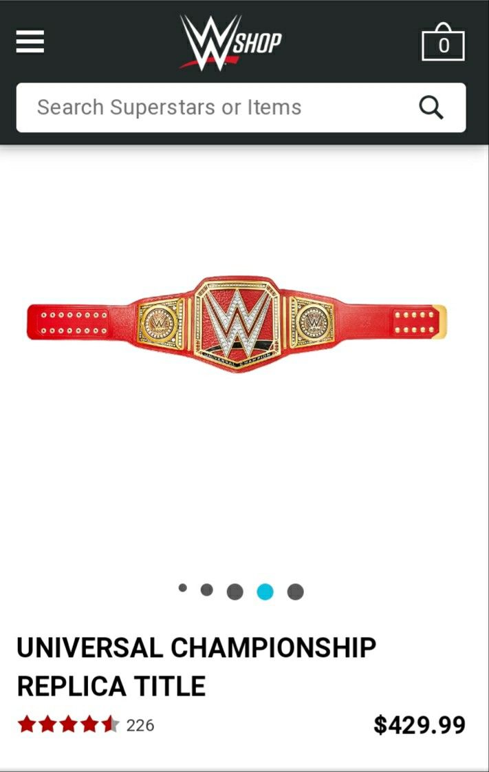 Authentic WWE BELT
