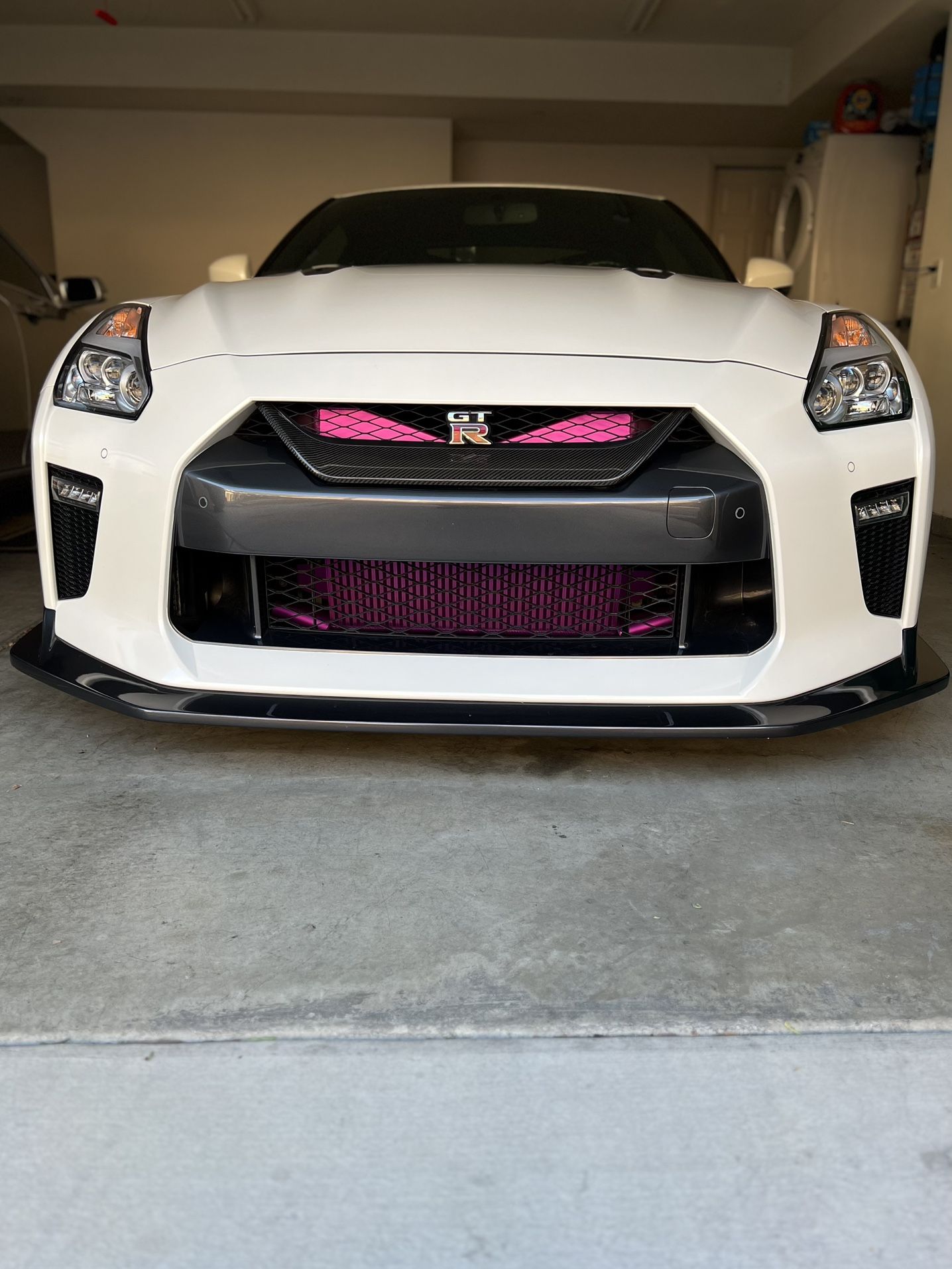 Carbon Fiber Phoenix power Chin Spoiler Nissan GTR R35