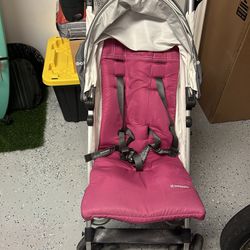 Pink uppababy gluxe Travel Stroller
