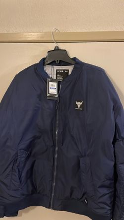 NWT Under Armour Project Rock Bomber Jacket XL. No Deliveries