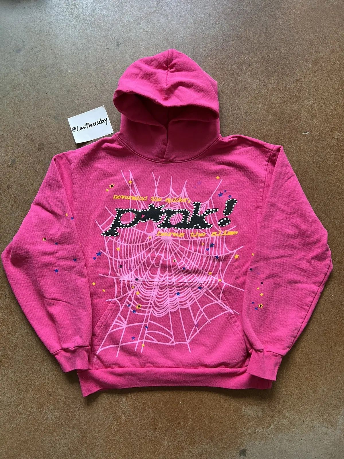 Pink Spider Hoodie
