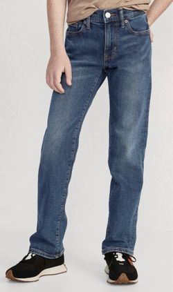 Boys Medium Wash Straight Leg Jeans size 16